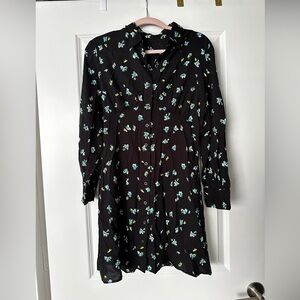 UNIQLO Modern style floral dress with tags